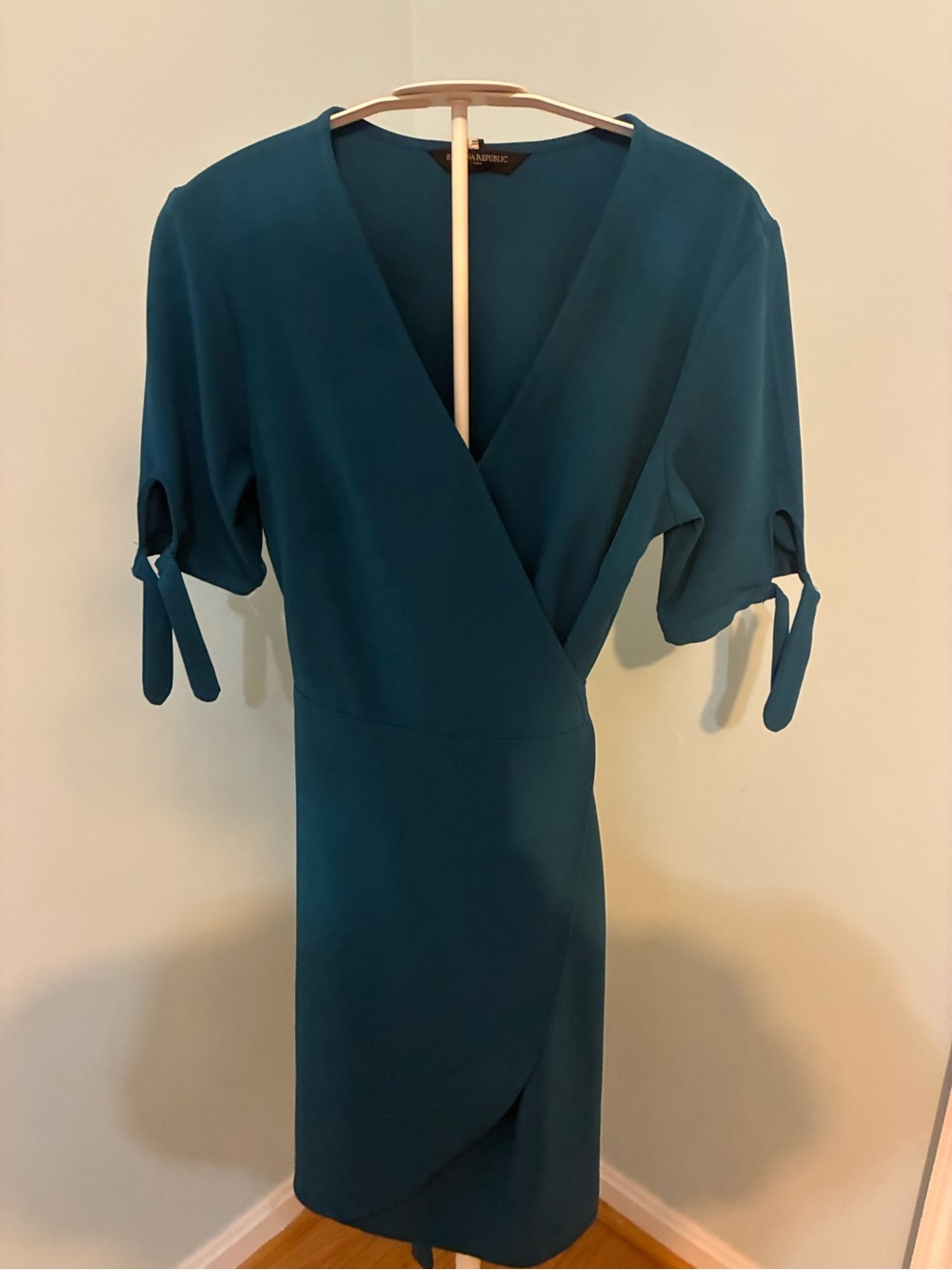 Banana Republic Teal Dress Wrap Style
